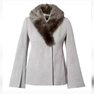Banana Republic Detachable Faux Fur Blazer